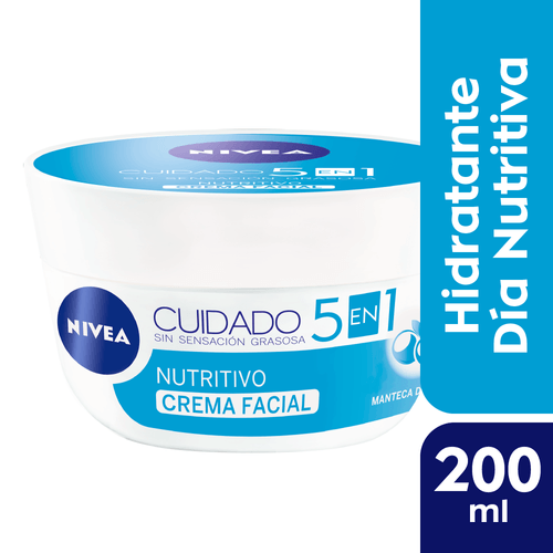 Crema Facial Nivea Cuidado Nutritivo 200ml