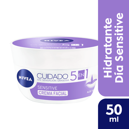 Crema Facial Nivea Cuidado Sensitive 50ml