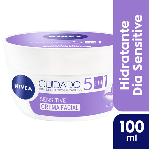 Crema Facial Nivea Cuidado Sensitive 100ml
