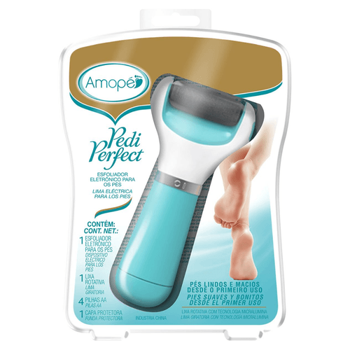 Exfoliador Electrónico Amopé Para Pies con Minerales Marinos 1 unidad