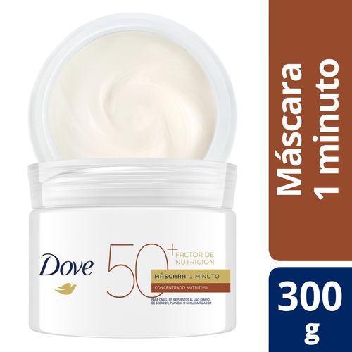 Máscara de Tratamiento Dove 1 Minuto Factor de Nutrición 50+ 300 g