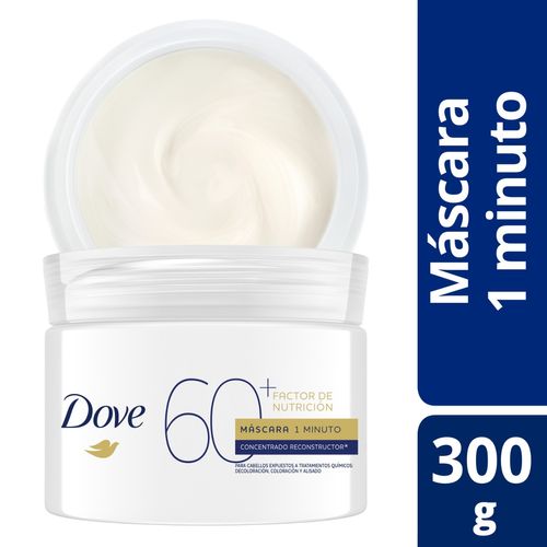 Máscara de Tratamiento Dove 1 Minuto Factor de Nutrición 60+ 300 g