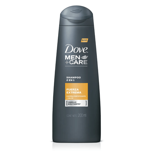 Shampoo Dove Men Fuerza Extrema 2 en 1 200ml
