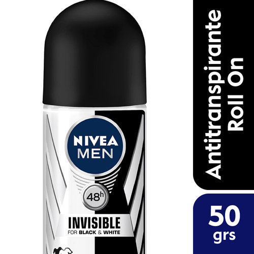 Desodorante Nivea Men Roll On Invisible B&W Power 50ml