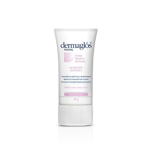 Crema nutritiva de noche Seca para pieles secas Dermaglós 50 g