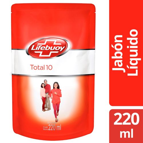 Repuesto Jabón Liquido Antibacterial Total Lifebuoy 220ml