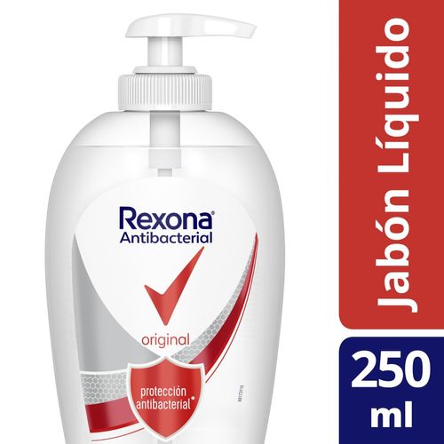 Jabón Liquido Antibacterial Rexona Original 250ml