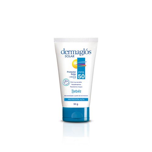 Protector solar bebés con FPS 50 Dermaglós 50ml