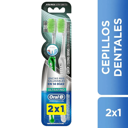 Cepillo Dental Oral B Ultra Suave 35 2X1