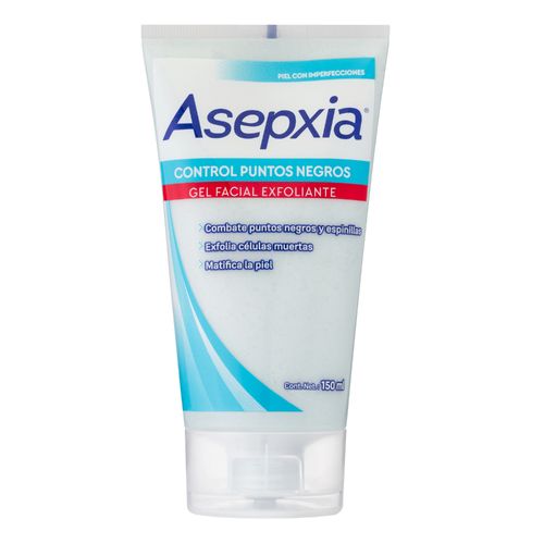 Asepxia Gel Exfoliante Control Puntos Negros 150ml