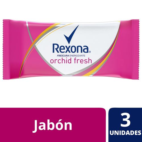 Jabón Rexona Orchid Fresh 3X125 gr