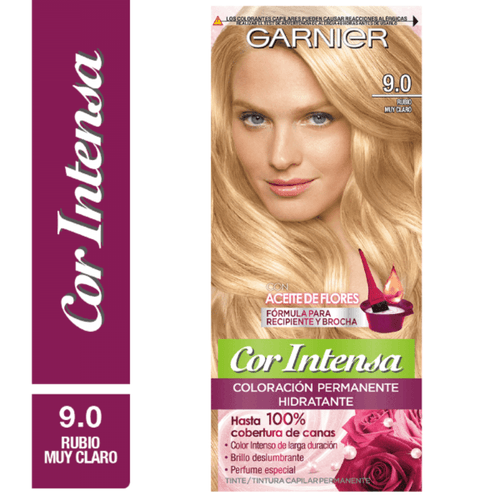 Mini Kit de Coloración Permanente Cor Intensa Tono 9.0 45 gr