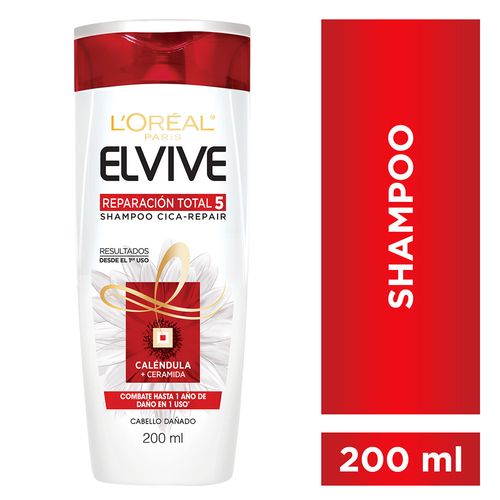 Shampoo Reparación Total 5 Elvive L´Oréal Paris 200ml