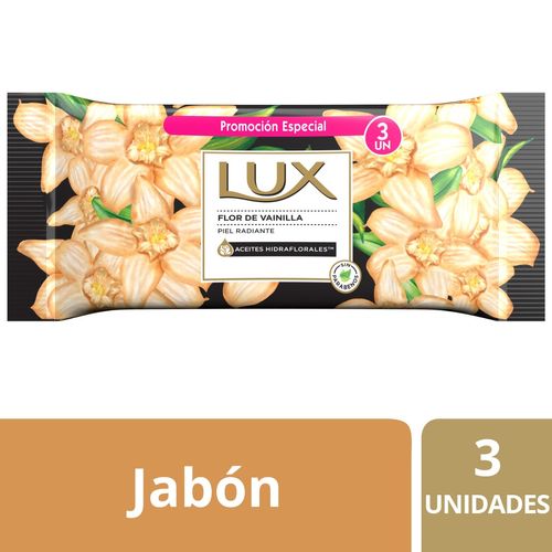 Jabón Lux Flor de Vainilla 3X125 gr