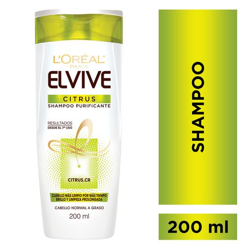 Shampoo Citrus Elvive L´Oréal Paris 200ml