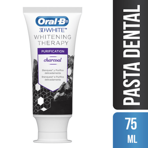 Crema Dental Oral B 3D White Charcoal 75ml