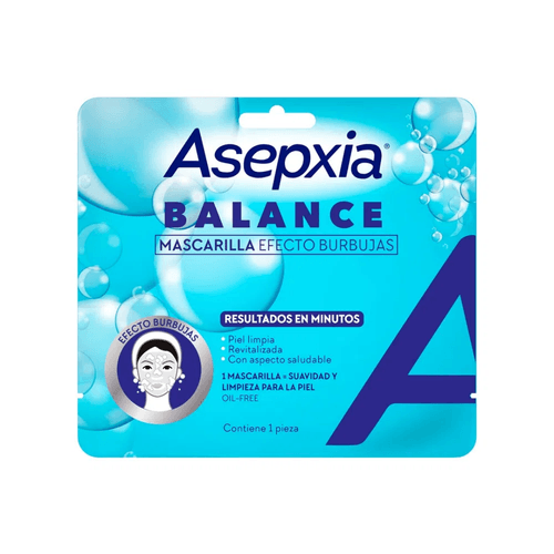 Asepxia Mascarilla balance 1 unidad