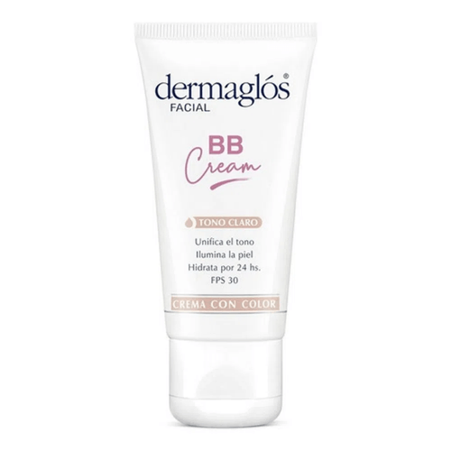 Crema con color BB Cream Dermaglós Tono Claro FPS30 50 g