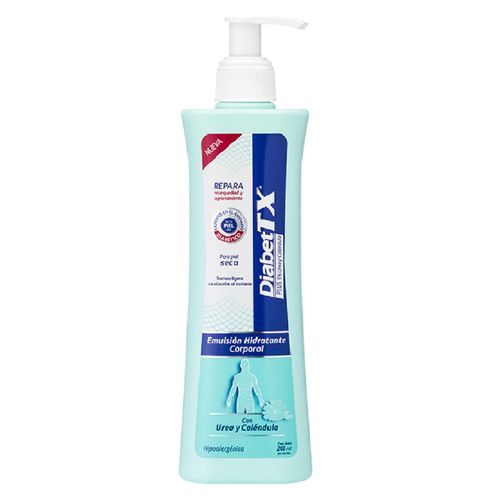 DiabetTX Crema Corporal  Plus Urea 5% Calendula 1%  200ml
