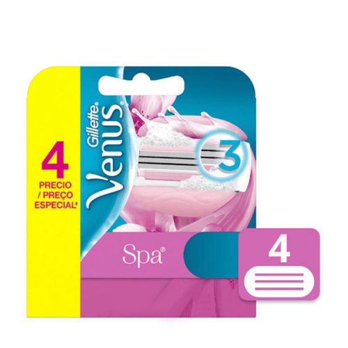 Máquina de Afeitar Venus Spa Razor 4 unidades