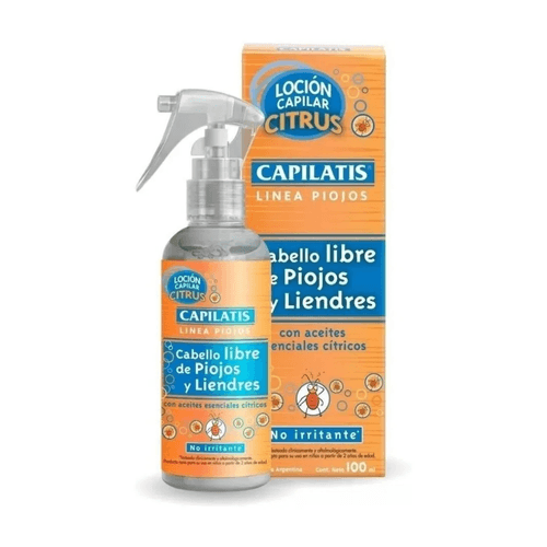 Loción Capilar Capilatis Citrus libre de piojos y liendres 100ml
