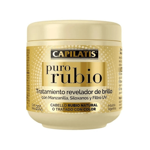 Tratamiento Capilar Capilatis Puro Rubio Revelador De Brillo 200 gr