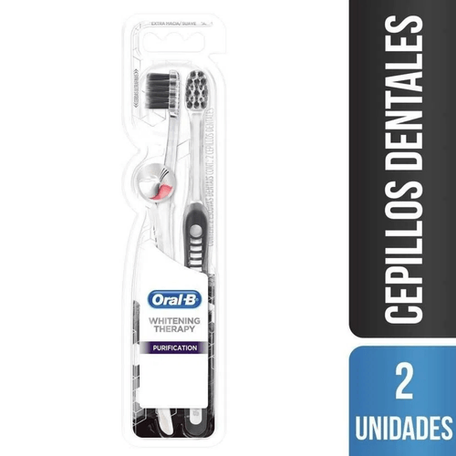 Cepillo Dental Oral B White Purification 2 unidades