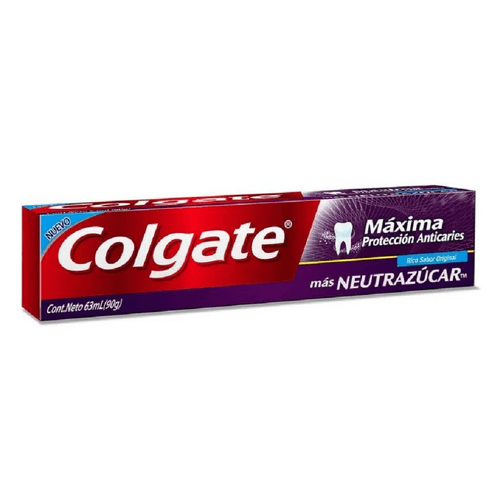 Crema Dental Colgate Protect Anticaries con Neutrazúcar 90 g