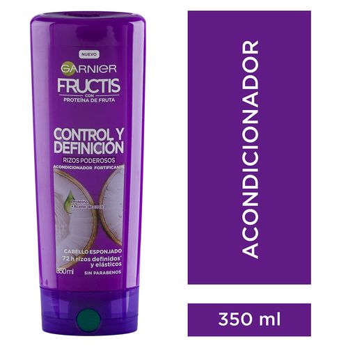 Acondicionador Control y Definición Rizos Poderosos Fructis Garnier 350ml
