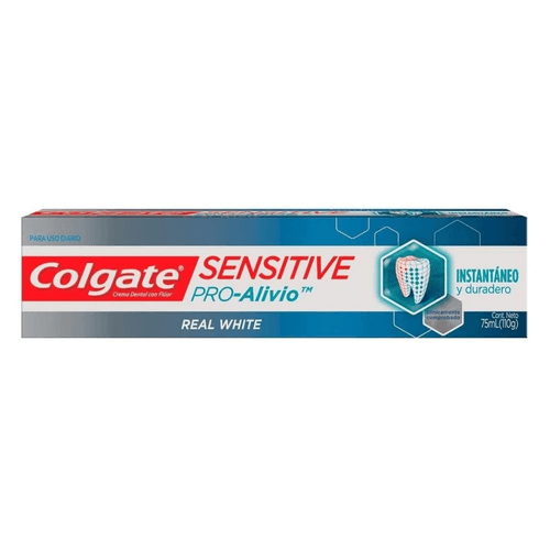 Crema Dental Colgate Sensitive Pro Alivio Real White 110 g