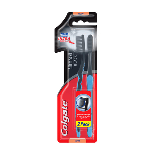 Cepillo Dental Colgate Soft Black 2x1