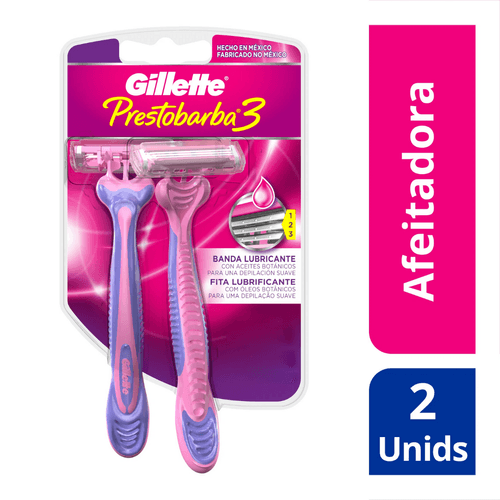 Máquina de Afeitar Prestobarba 3 Mujer 2 unidades