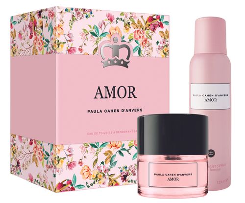 Estuche Amor de Paula Cahens Danver Perfume 60ml + Desodorante 123ml