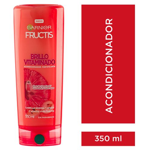 Acondicionador Brillo Vitaminado Fructis Garnier 350ml