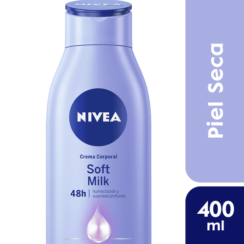 Crema Corporal Nivea Soft Milk Piel Seca 400ml Botella