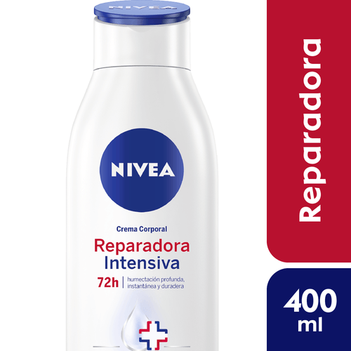 Crema Corporal Nivea Reparadora Intensiva Piel Áspera y Extra Seca 400ml Botella