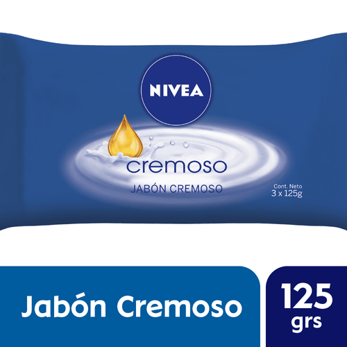 Jabón Nivea Cremoso 3X125 gr
