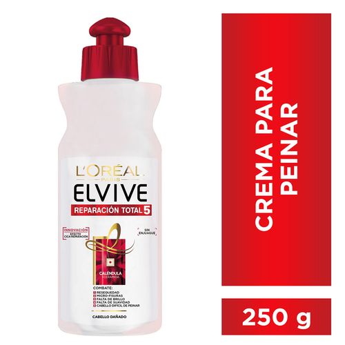 Crema para peinar Reparación Total 5 Elvive L´Oréal Paris 250ml