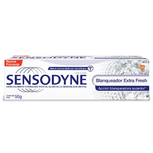 Pasta Dental Sensodyne Blanqueador Extra Fresh 50 g