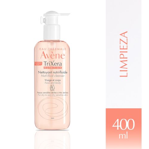 Avene Trixera Nutrición Gel de Limpieza Nutri-Fluido 400ml
