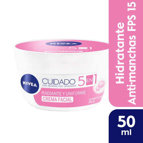 Crema Facial Nivea Cuidado Radiante y Uniforme 50ml