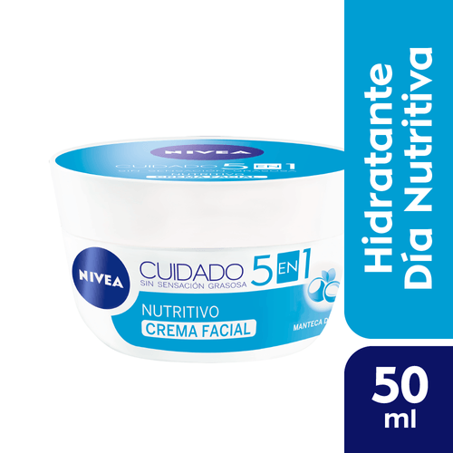 Crema Facial Nivea Cuidado Nutritivo 50ml