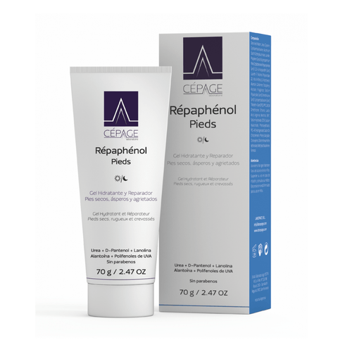 Cepage Répaphénol Pieds Gel hidratante y reparador de pies secos y agrietados