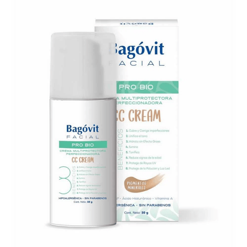 Crema Facial Bagovit Pro Bio CC Cream 50 g