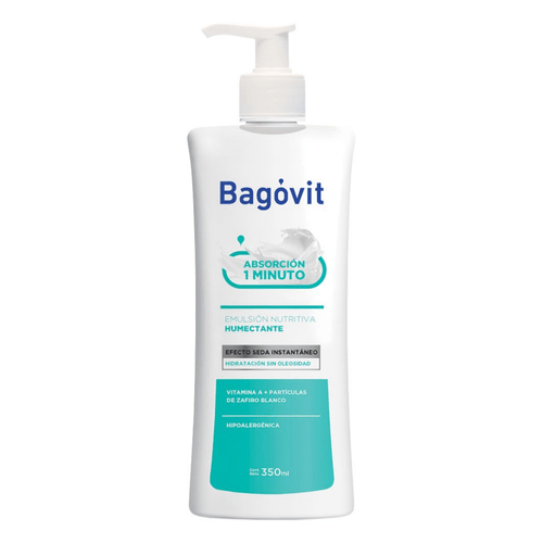 Crema Corporal Bagovit Cuidados Cotidianos  Efecto Seda 350 ml