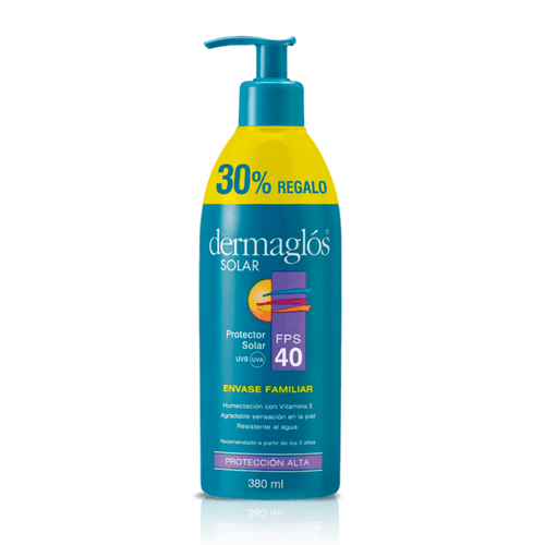 Protector Solar Dermaglós FPS40 380 ml