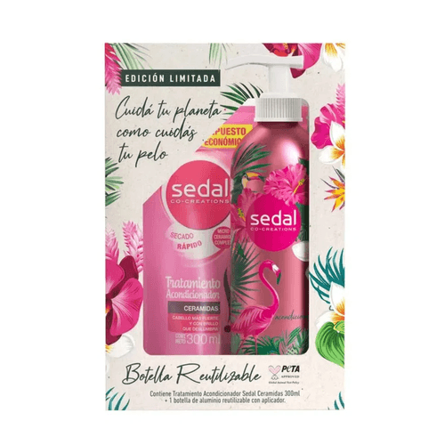 Acondicionador Sedal Doypack Ceramidas 180 ml + Botella