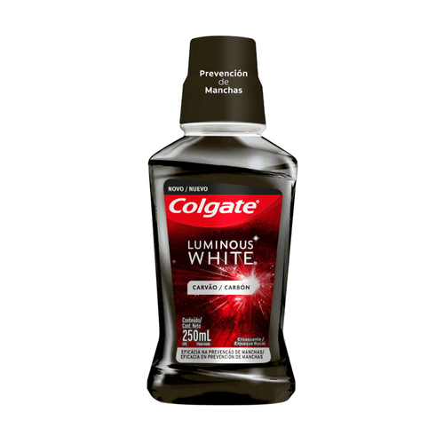 Enjuague Bucal Colgate Luminous Carbón 250 ml