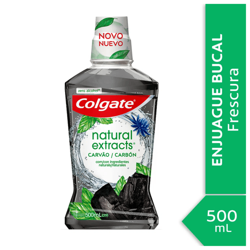 Enjuague Bucal Colgate Naturals Extracts Carbón 500 ml