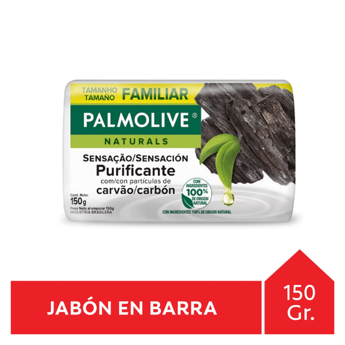 Jabón Palmolive Naturals Carbón 150 g